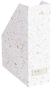 Organizator pentru documente Bigso Box of Sweden Estelle, alb-auriu