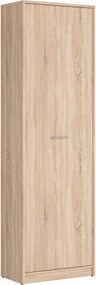 Dulap NEPO PLUS, stejar sonoma, PAL, cu o usa, 60x34x197 cm