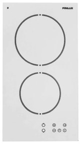 Plita incorporabila ceramica Finlux FXVT 400 ECO WH, 2 kWh, Timer, 9 setari de temperatura, Ecran tactil, Alb