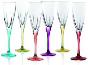 Set 6 pahare pentru vin spumant RCR Cristalleria Italiana Gemma