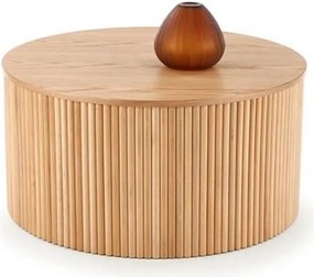 Masuta cafea WOODY, stejar natural, 80x80x41 cm