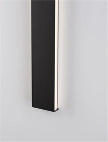 Aplica LED pentru baie cu protectie IP44 SELINE negru L-60cm