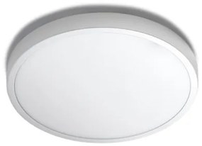 Plafoniera LED design slim MALTA R 30 3000K alba