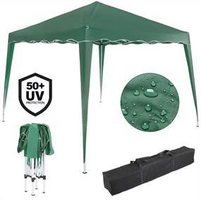 Deuba Foisor de gradina Capri 3x3 m - 2 pereti laterali - verde