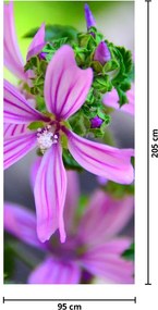 Fototapet pentru ușă - Floare în prim plan (95x205cm)