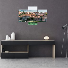 Tablou - Vedere aeriană a orașului (90x60 cm)