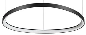 Lustra LED suspendata design circular GEMINI SP D081 NERO