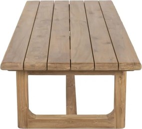 Măsuță de cafea din lemn masiv de teak, 180×70×40 cm, „Kayu"