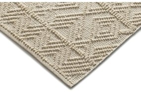 Covor crem lavabil/țesut manual din bumbac reciclat 120x170 cm Pamuk – Universal