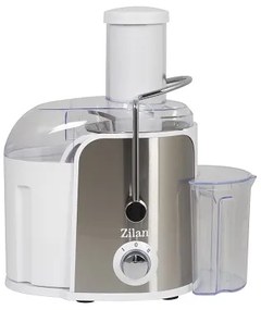 Storcator legume fructe ZILAN ZLN-7979,Alb Putere 800 W, Recipient colectare pulpa 1.6L, Pahar gradat colectare suc 0.75L, Tub de alimentare