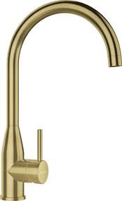 Baterie bucatarie Schock Kavus White Gold, cartus ceramic