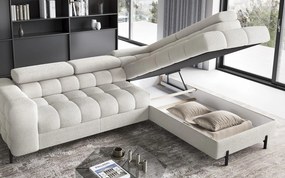 Colțar lemn masiv Ferry Extensibil Material Amore 01, 276 × 72 × 200 cm