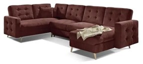 Colțar Asgard 326cm Brun