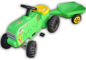 Tractor cu pedale verde Fermier