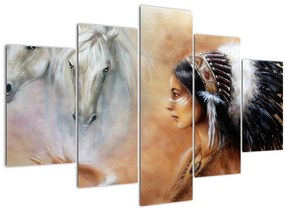 Tablou - Farmecele indienilor (150x105 cm)