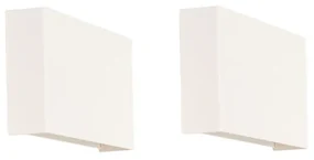 Set de 2 aplice moderne albe - Otan