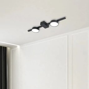 Plafonieră LED JOY 2xGX53/6W/230V negru