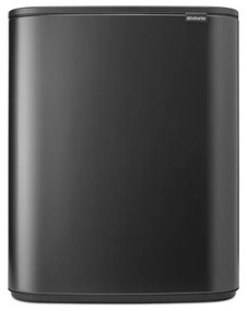 Cos de gunoi Brabantia Bo Touch 1008858, 60 L, Deschidere lina si silentioasa, Deschidere mare, Gri