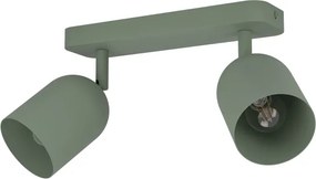 Eglo TILSTON 44133 - Spot 2xE14/40W/230V, verde