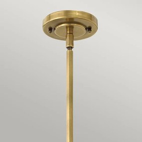 Lustră pe tijă Hinkley HK-AMELIA-P-S-RB AMELIA 1xE27/60W/230V alamă