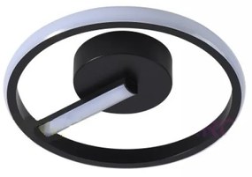 Lustra LED Plafoniera, Elit's Esn6080Y-BK, 32 W, 24 Cm, Negru