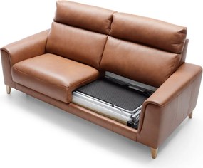Canapea lemn masiv LEGATO, 203 × 103 × 101 cm