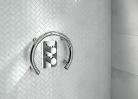 Corp incastrat pentru baterie dus Deante Box crom