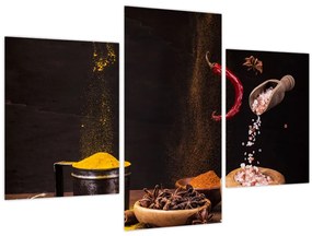 Tablou - Condimente în mișcare (90x60 cm)