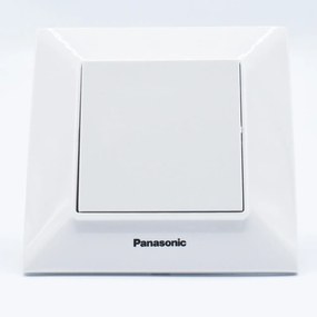 Intrerupator simplu 10A, IP20, Alb, Panasonic Arkedia Slim