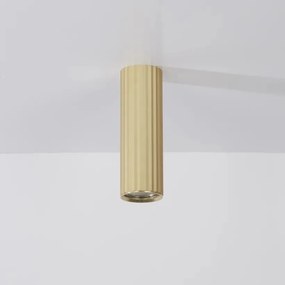 Spot aplicat din aluminiu canelat Anna auriu