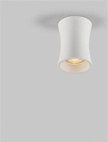 Spot aplicat design decorativ Ghips, PELIA alb