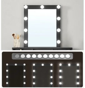 Masă de toaletă LADA neagră