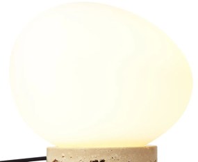 Lampă de masă Japandi bej cu sticlă opal - Sally
