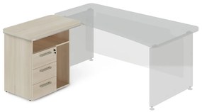 Container andocare TopOffice 90 x 55 cm, stânga, salcâm deschis