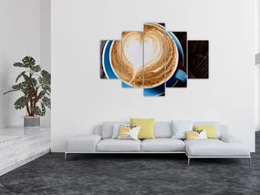 Tablou - Latte art (150x105 cm)