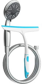 Schütte 64197 - Set de duș crom lucios + racletă pentru sticlă