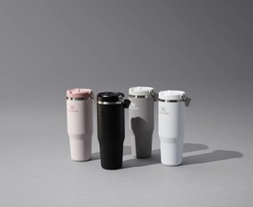 Termos gri deschis din oțel inoxidabil 410 ml IceFlow™ Flip Straw 2.0 Tumbler Ash – Stanley