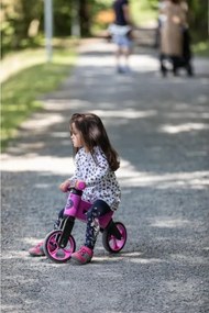 Funny Wheels RIDER SUPER SPORT - Bicicletă fără pedale 2 în 1, roz/negru