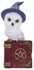 Statueta bufnita Avian Spell ( rosu )12.5 cm