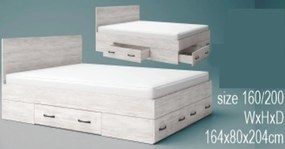 Dormitor GLOBAL3761 - stejar blanco