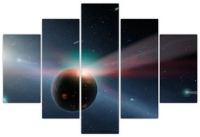 Tablou cu planetă mică (150x105 cm)