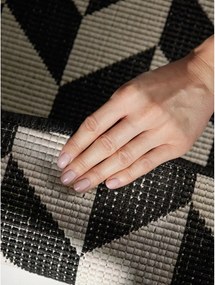 Covor tip traversă pentru interior și exterior negru/crem 80x200 cm Haringey Terrick – Ted Baker