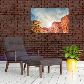 Tablou unui indicator cu inscripție (90x60 cm)