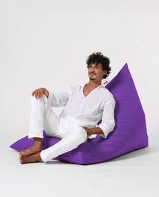 Fotoliu puf pentru grădină Pyramid Big Bed Pouf - Purple
