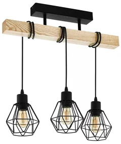 Lustra Model Rustic, 3 Becuri E27