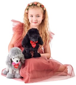 Lumpin Poodle gri Lily, 25 cm