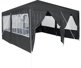 vidaXL Cort pentru Petreceri Antracit 400 x 400 x 266 cm Polietilenă