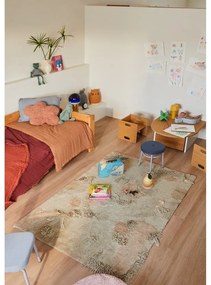 Covor de joacă pentru copii bej din bumbac 120x160 cm Mushroom Forest – Lorena Canals