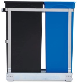 Coș de gunoi din plastic 35 l Dual - simplehuman