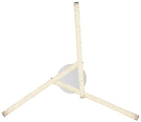 Plafoniera LED pentru baie design modern IP44 Jules crom 18W